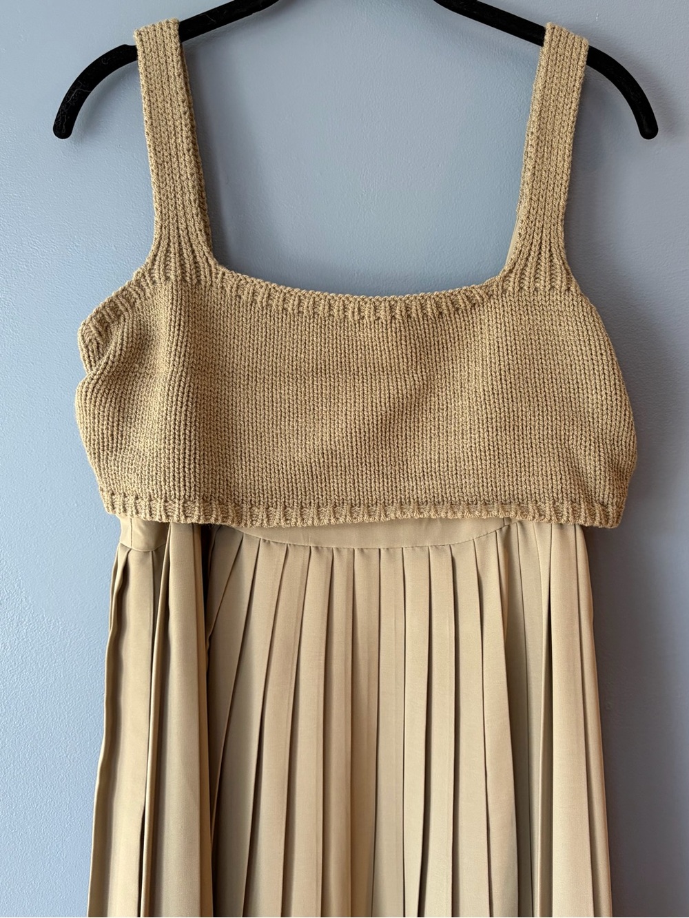 NWOT Anthropologie Mare Mare Pleated Maxi Dress - Picture 6 of 11